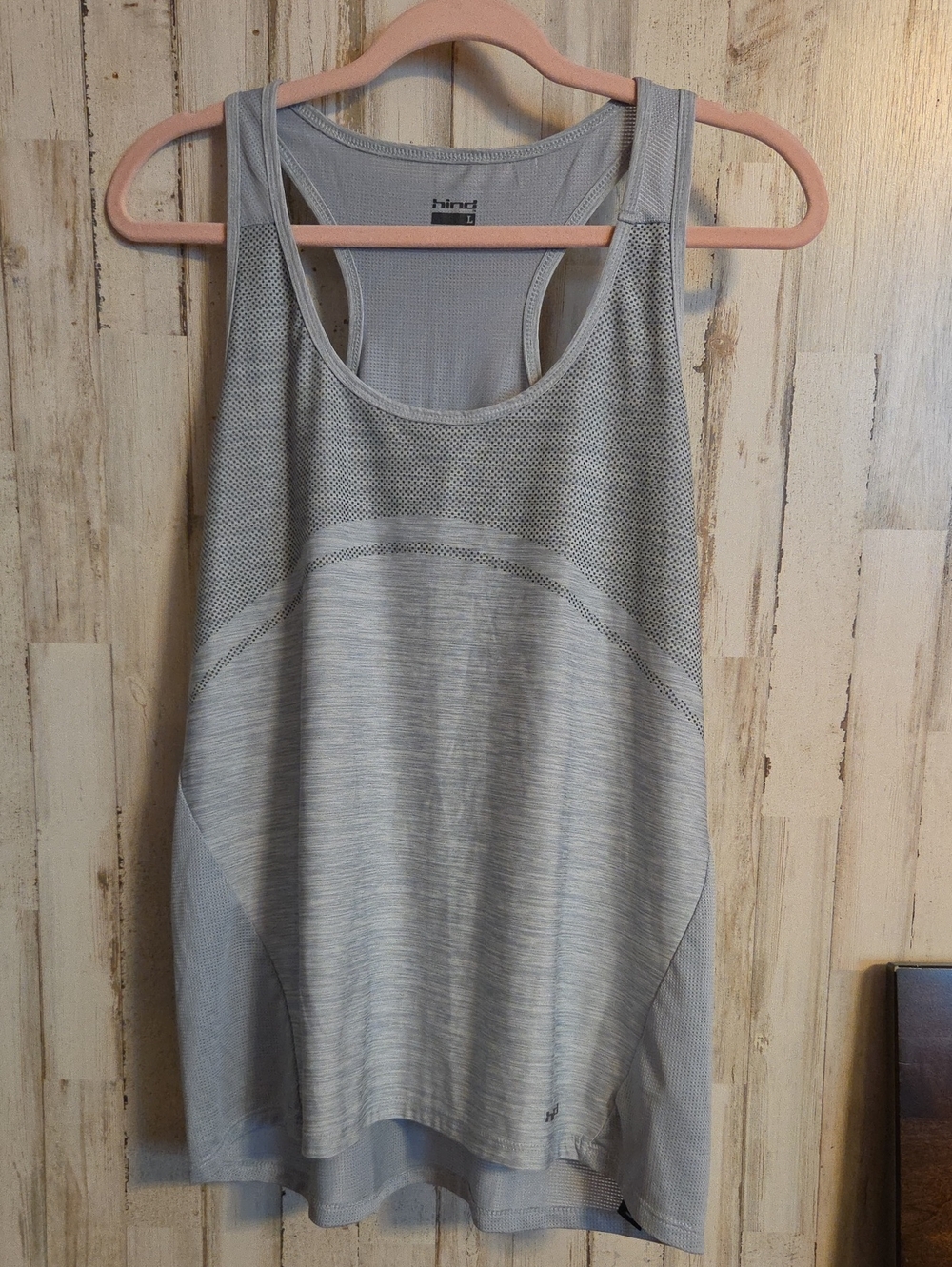 Hind Light Gray Racerback Tank Top